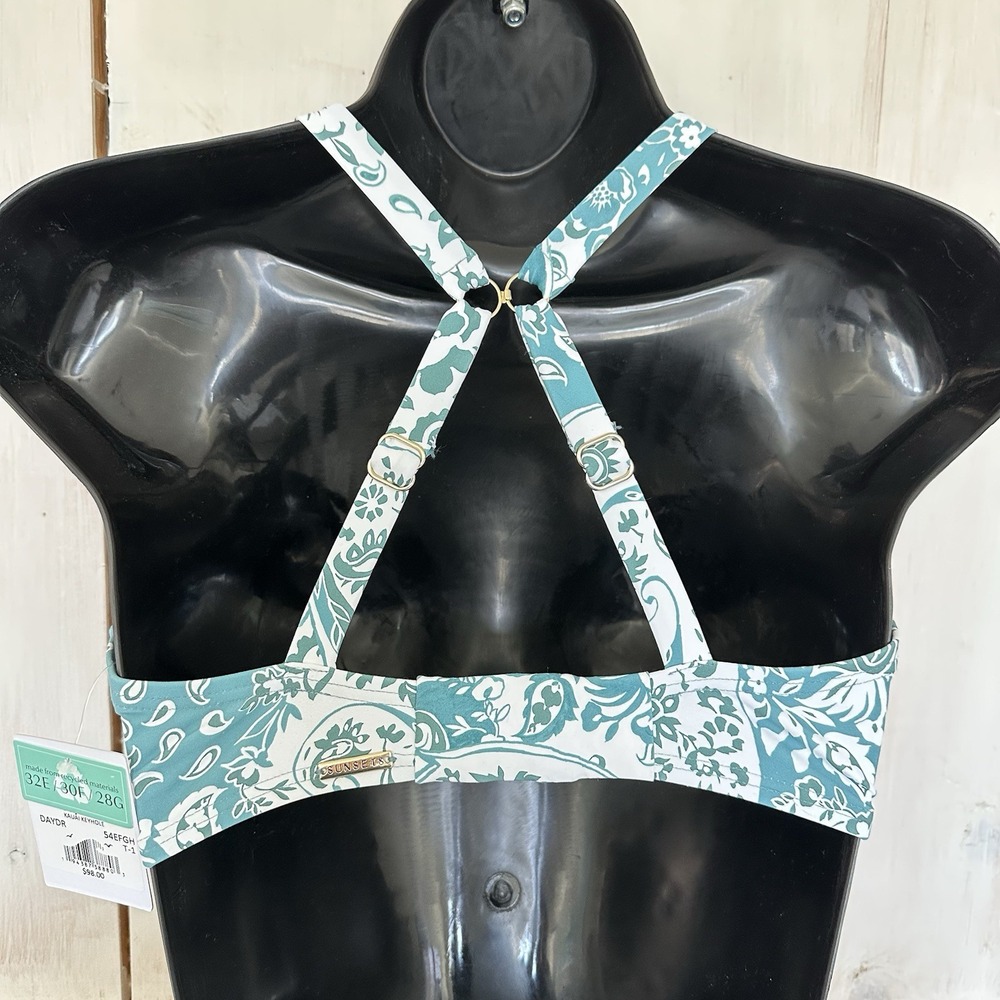 NEW Sunsets Daydream  2 Piece Bra Sized Bikini Top E-G Cup & Hipster Bottom Sz S - Picture 6 of 16